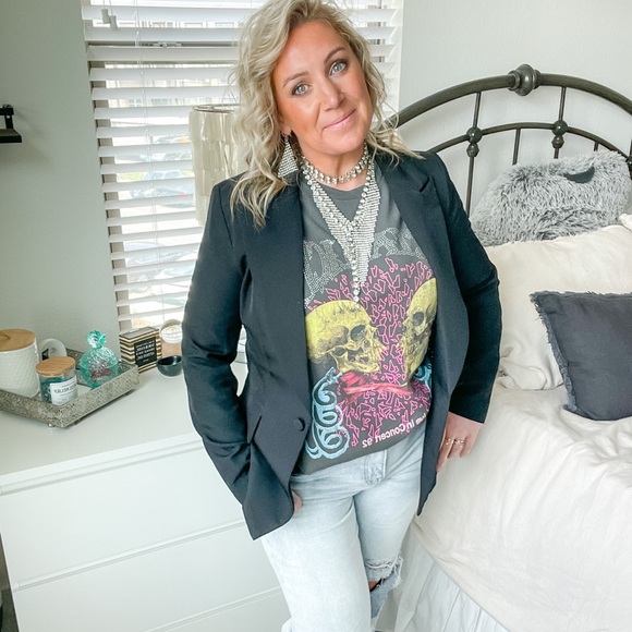 Metallica Rhinestone Tee - Picture 1 of 6